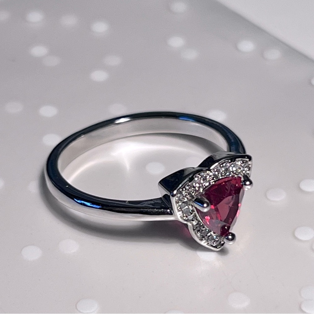 Ruby Halo Ring - Picture 4 of 8